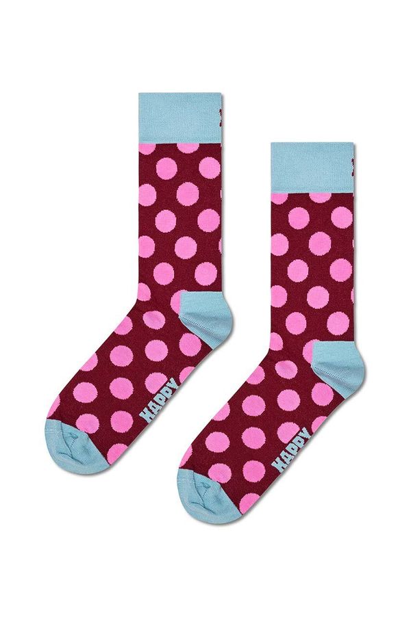 Happy Socks Nogavice Happy Socks Big Dot Sock rdeča barva, P001586