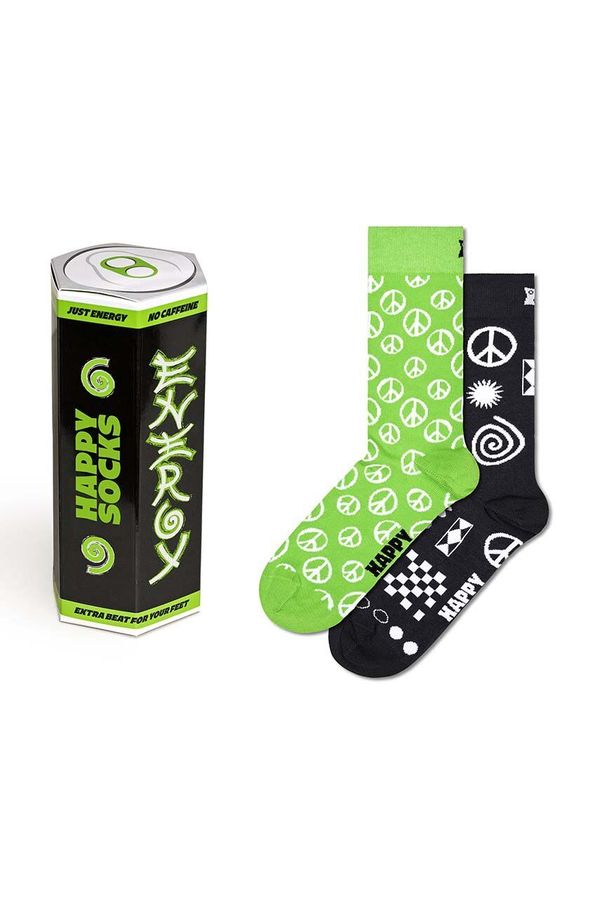 Happy Socks Nogavice Happy Socks Gift Box Energy Drink 2-pack