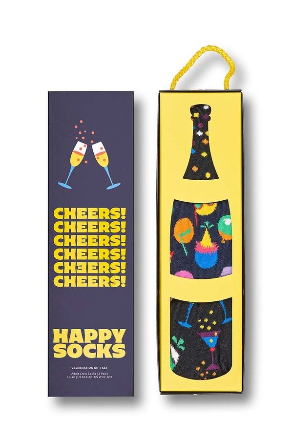 Happy Socks Nogavice Happy Socks GIFTBOX 3-pack P001723