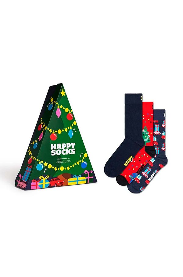 Happy Socks Nogavice Happy Socks GIFTBOX 3-pack P001739