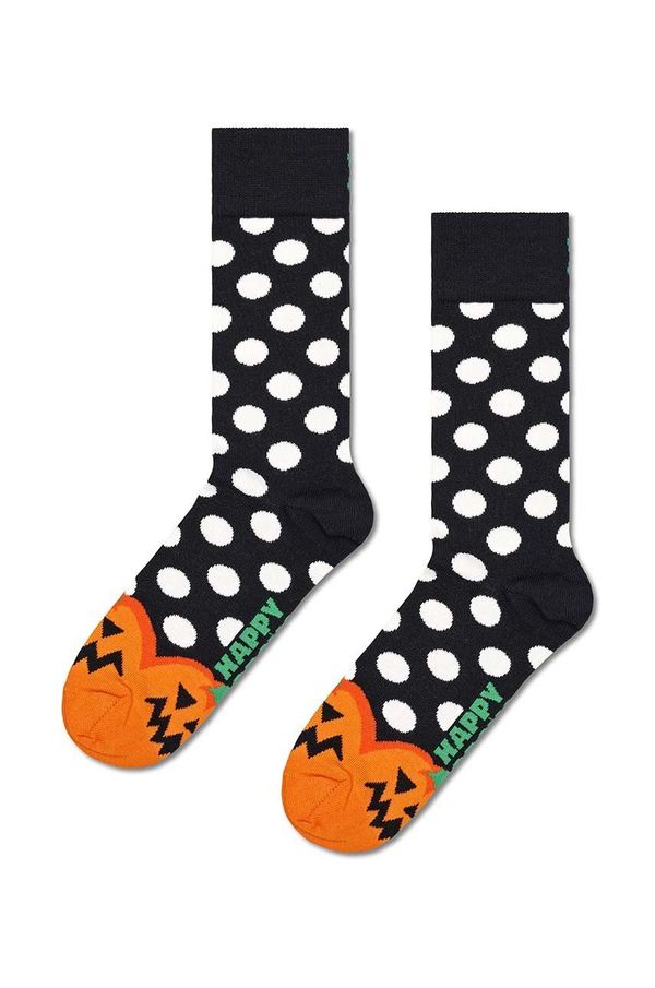 Happy Socks Nogavice Happy Socks Halloween Pumpkin Sock črna barva, HAL01-9150