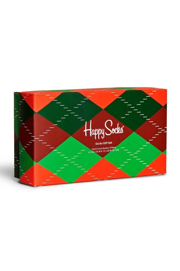 Happy Socks Nogavice Happy Socks Holiday Classics 3-pack