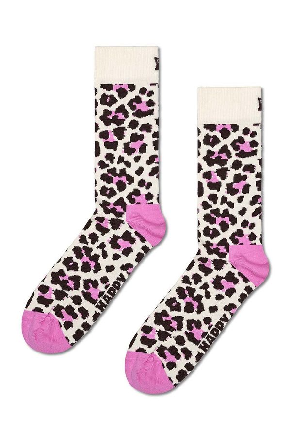 Happy Socks Nogavice Happy Socks Leo Sock bež barva