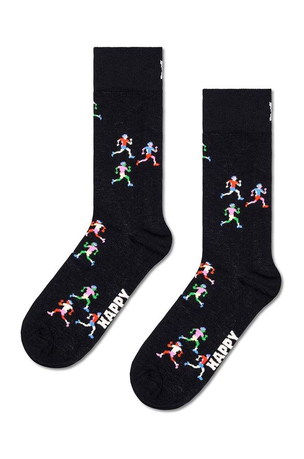 Happy Socks Nogavice Happy Socks Runners Sock črna barva, P001512