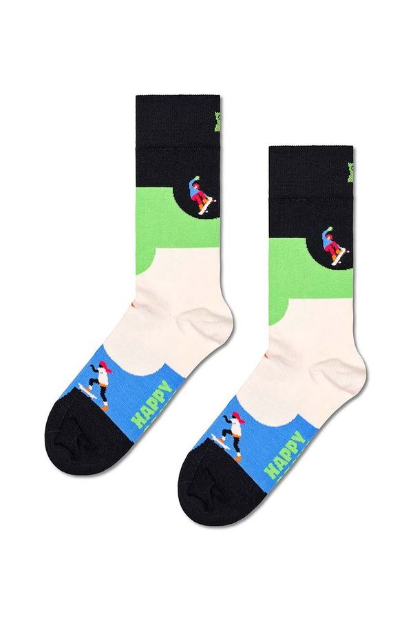 Happy Socks Nogavice Happy Socks Skateboard Sock P002239