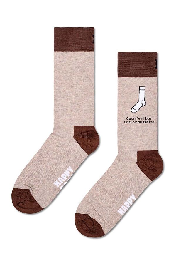 Happy Socks Nogavice Happy Socks Sockless Sock bež barva, P001578