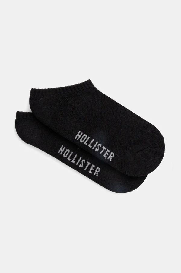 Hollister Co. Nogavice Hollister Co. 5-pack moške, črna barva, KI312-4001