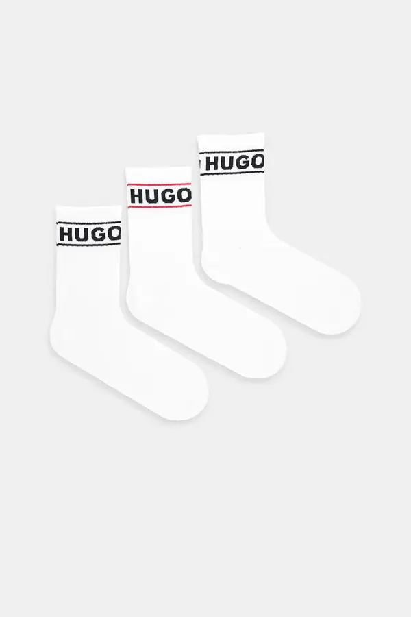 HUGO Nogavice HUGO 3-pack 3P QSRIB SPORTY CC W