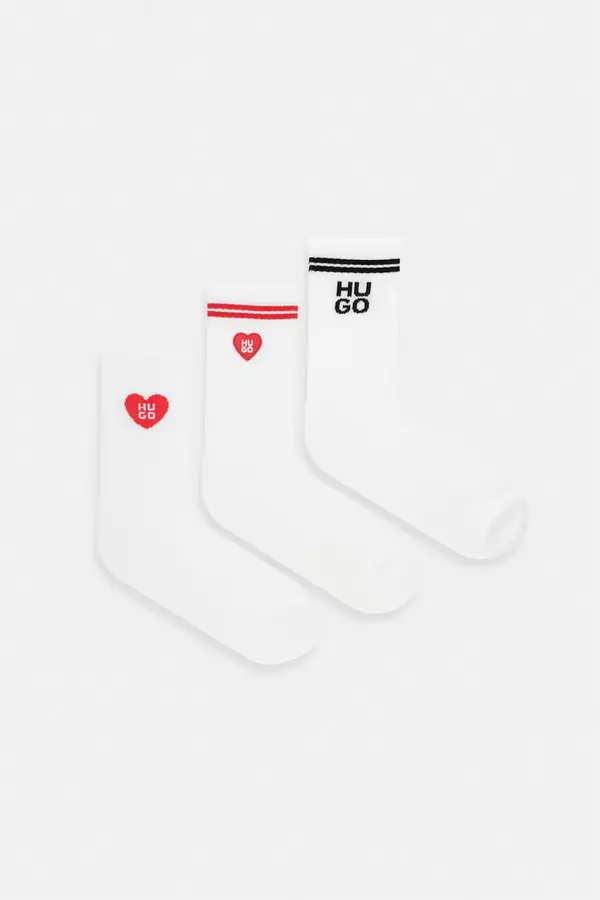 HUGO Nogavice HUGO 3P QS LOVE YOU CC W 3-pack