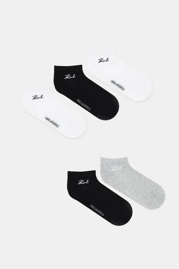 Karl Lagerfeld Nogavice Karl Lagerfeld 5-pack K/SIGNATURE