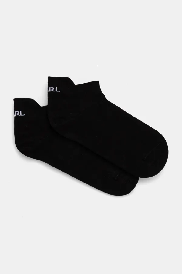 Karl Lagerfeld Nogavice Karl Lagerfeld moške, črna barva, 544102.805515