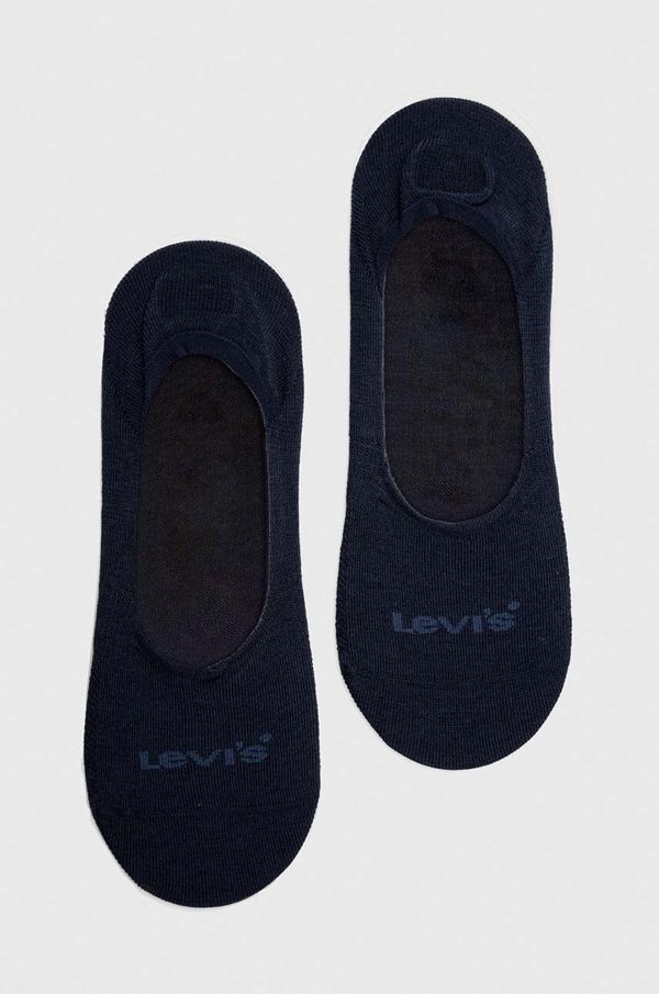 Levi's Nogavice Levi's 2-pack mornarsko modra barva