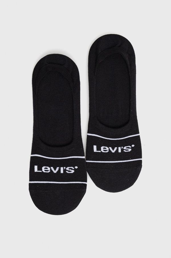 Levi's Nogavice Levi's moške, črna barva