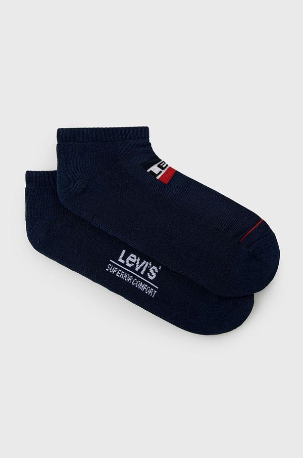 Levi's Nogavice Levi's moške, mornarsko modra barva