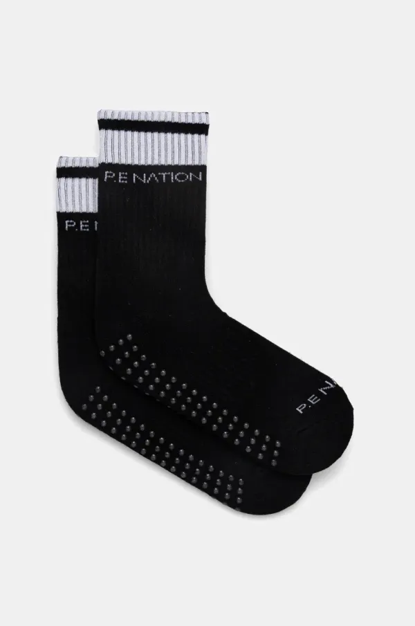 P.E Nation Nogavice P.E Nation Homage ženske, črna barva, 251A183