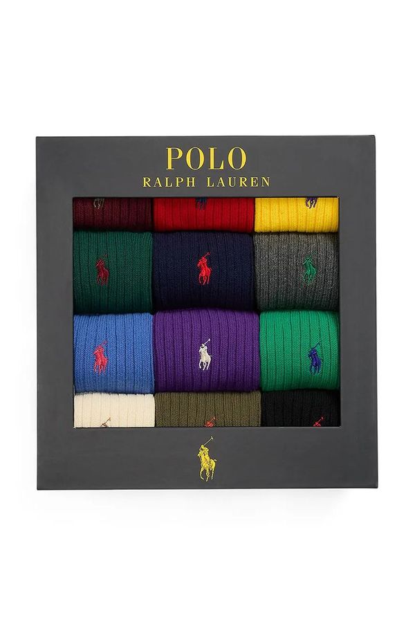 Polo Ralph Lauren Nogavice Polo Ralph Lauren 12-pack moške, 449958849