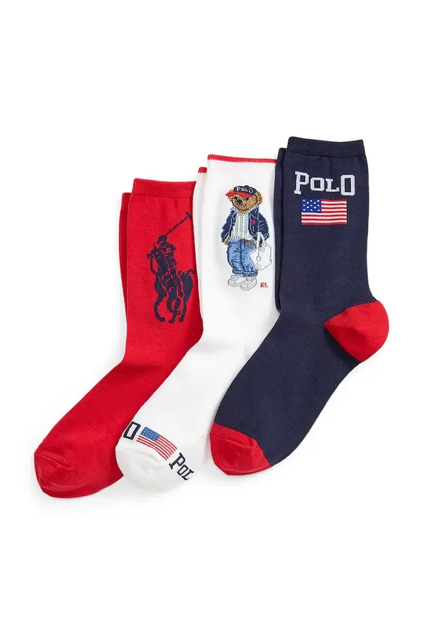 Polo Ralph Lauren Nogavice Polo Ralph Lauren 3-pack