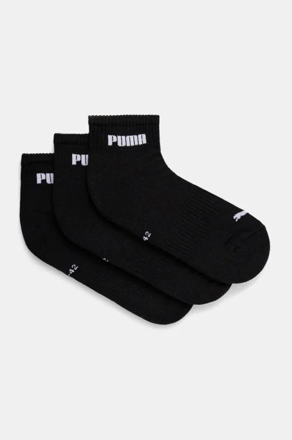 Puma Nogavice Puma 3-pack črna barva, 938393