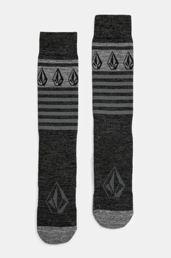 Volcom Nogavice s primesjo volne Volcom siva barva, K6352501