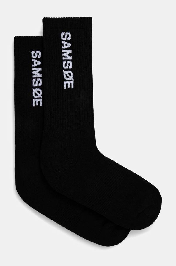 Samsoe Samsoe Nogavice Samsoe Samsoe moške, črna barva, M24400016