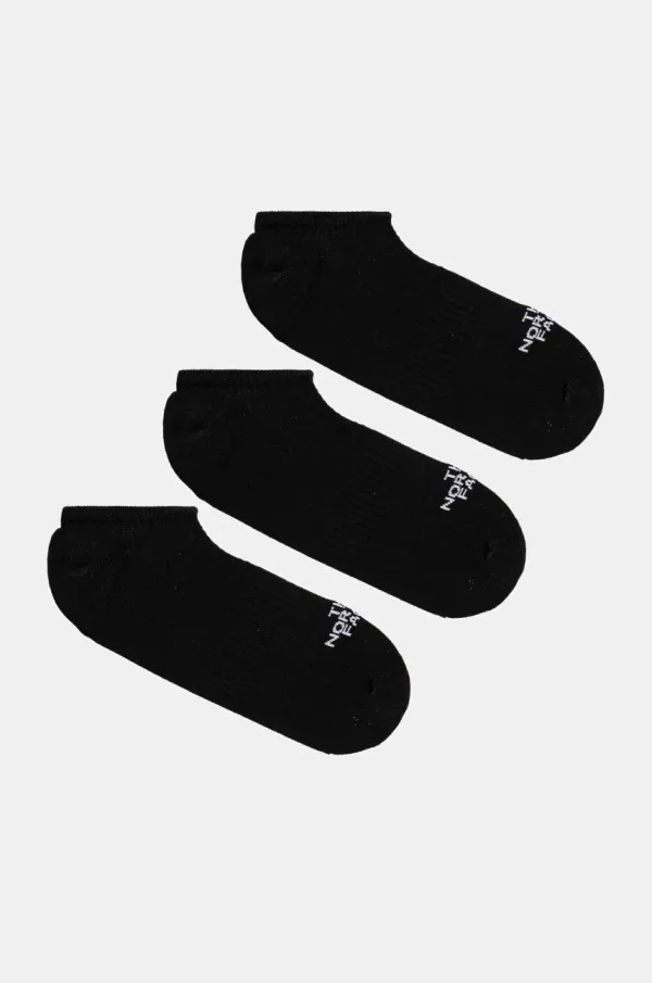 The North Face Nogavice The North Face 3-pack črna barva, NF0A8BRAJK31