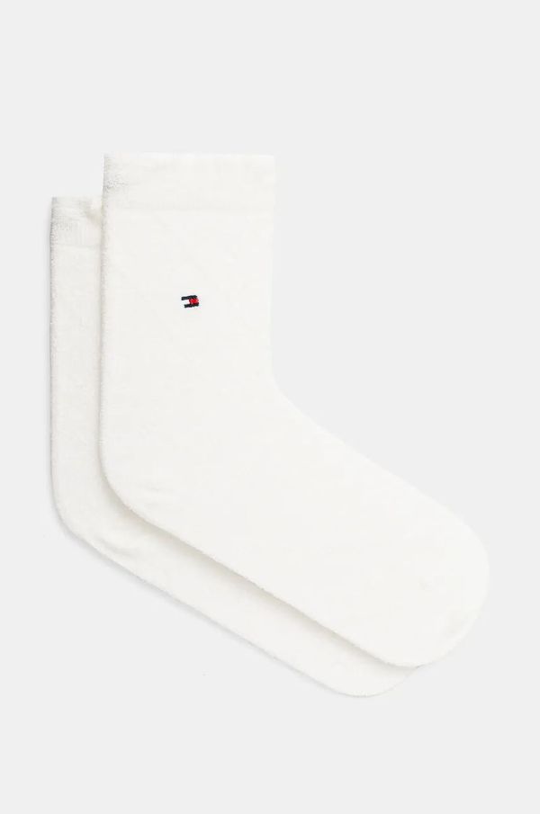 Tommy Hilfiger Nogavice Tommy Hilfiger ženske, bela barva, 701229857