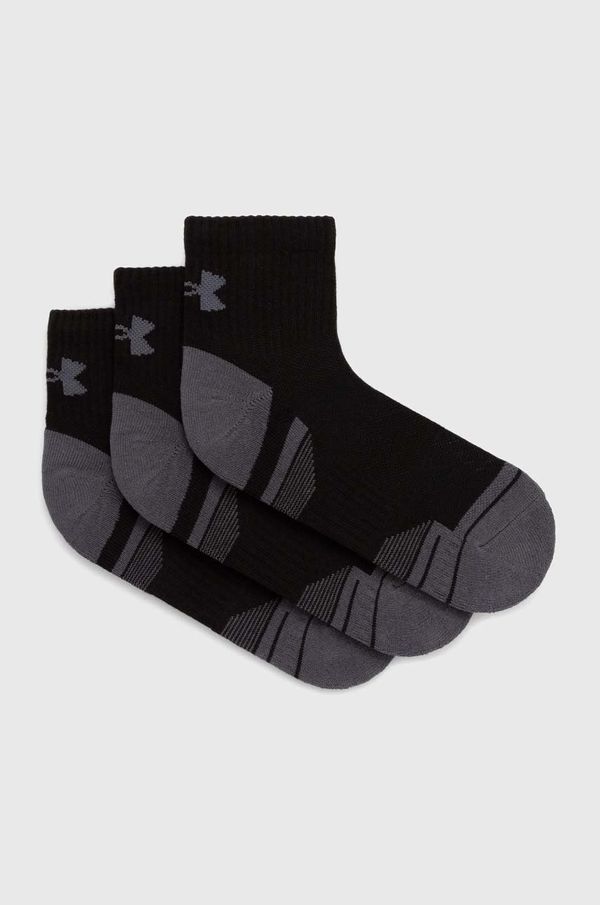 Under Armour Nogavice Under Armour 3-pack moški, črna barva