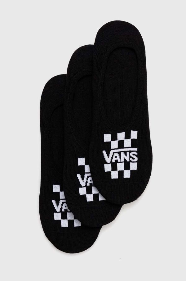 Vans Nogavice Vans 3-pack moški, črna barva