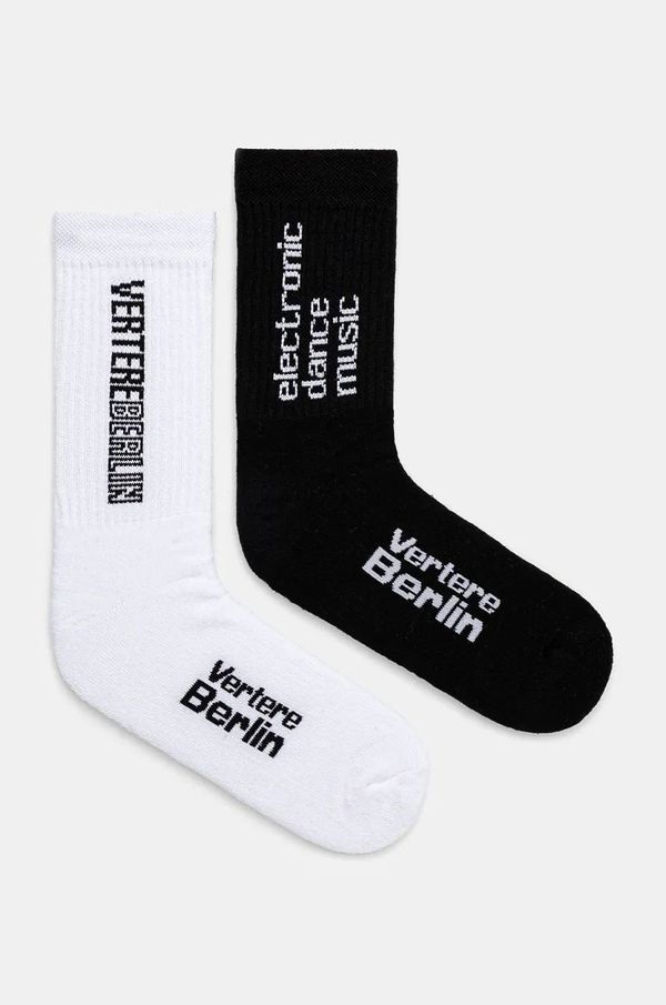 Vertere Berlin Nogavice Vertere Berlin 2-pack črna barva, VER SK SET04