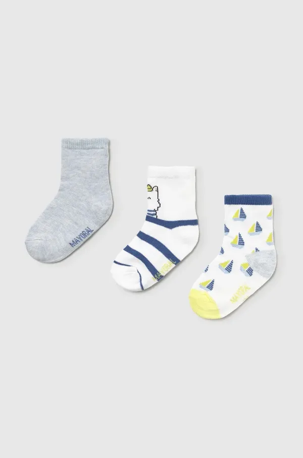 Mayoral Nogavice za dojenčka Mayoral 3-pack 10870