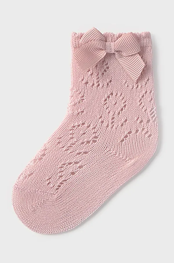 Mayoral Newborn Nogavice za dojenčka Mayoral Newborn roza barva, 9865