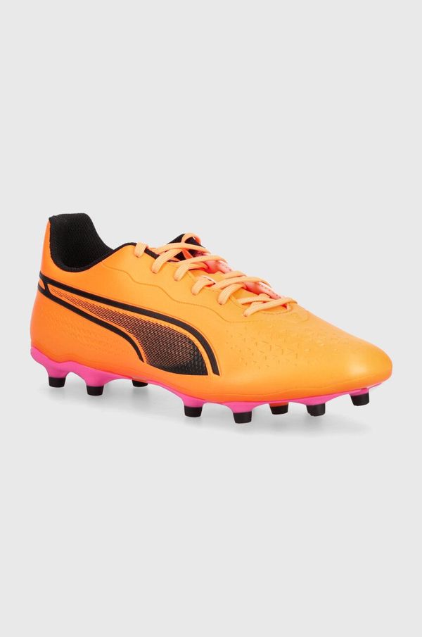 Puma Nogometni čevlji Puma korki King Match oranžna barva, 107570