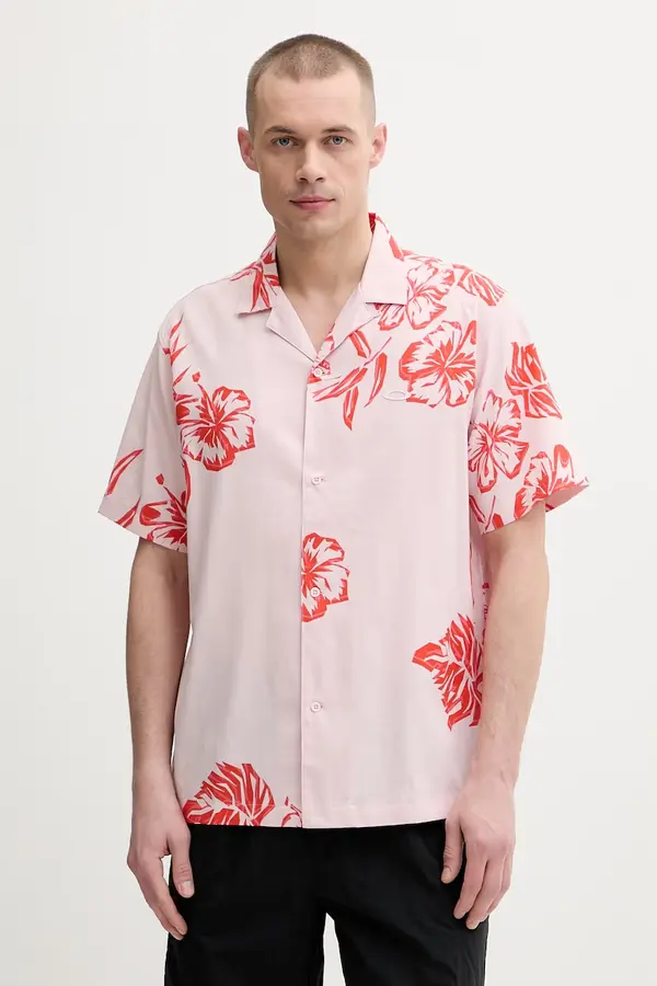 Oakley Oakley srajca moška z lyocellom HIBISCUS BREEZE