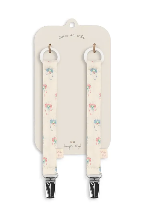 Konges Sløjd Obesek za dudo Konges Sløjd 2 PACK PACIFIER STRAP 2-pack KS102360