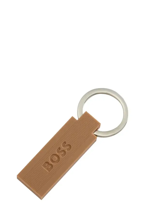 BOSS Obesek za ključe BOSS Edge Iconic Camel