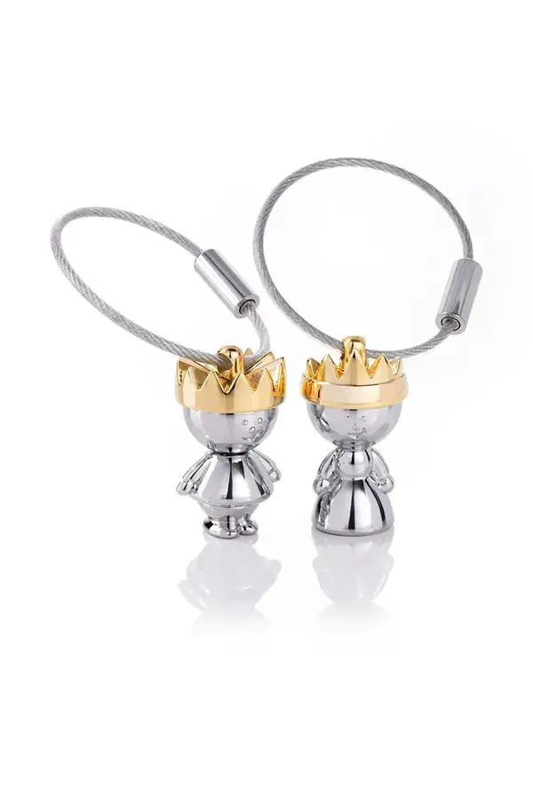 Troika Obesek za ključe TROIKA Little King & Little Queen 2-pack