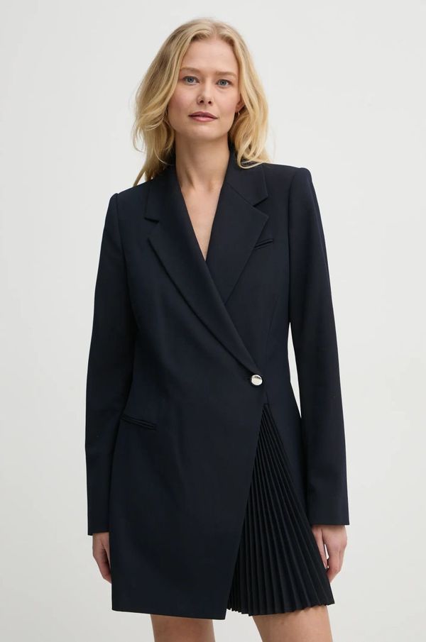 A.L.C. Obleka A.L.C. Callen mornarsko modra barva, 6DRES02495