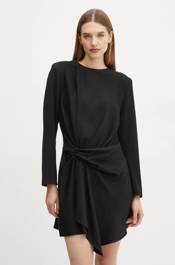 A.L.C. Obleka A.L.C. Kay črna barva, 6DRES02456