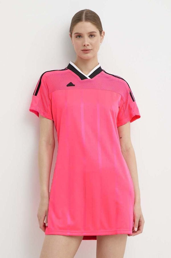 adidas Obleka adidas TIRO roza barva, IS0732