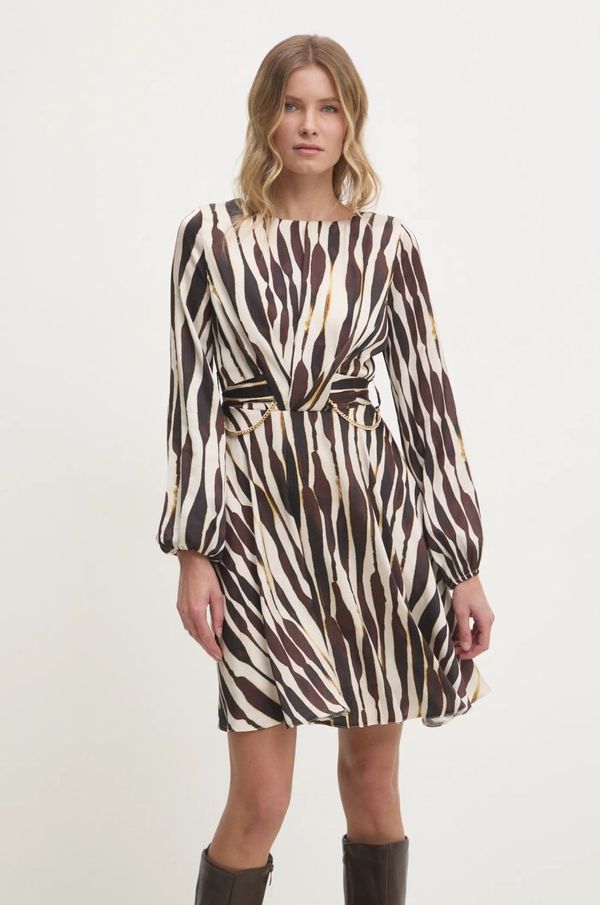 Answear Lab Obleka Answear Lab bež barva