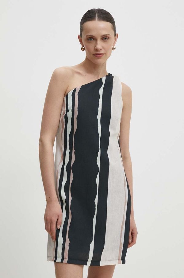 Answear Lab Obleka Answear Lab bež barva