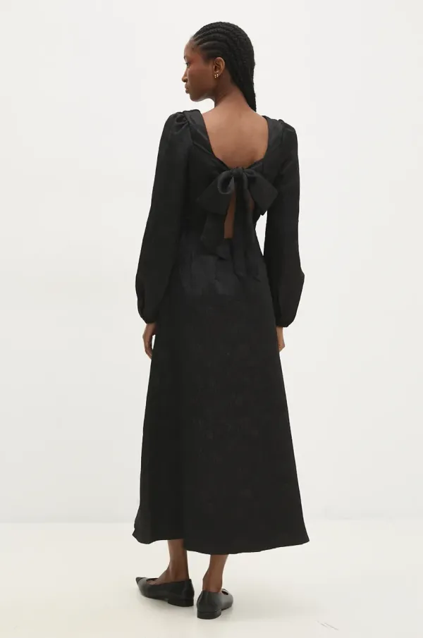 Answear Lab Obleka Answear Lab črna barva