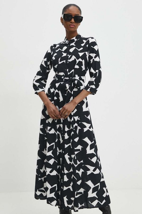 Answear Lab Obleka Answear Lab črna barva