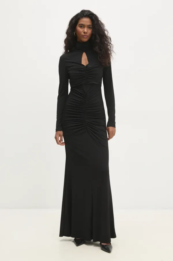 Answear Lab Obleka Answear Lab črna barva