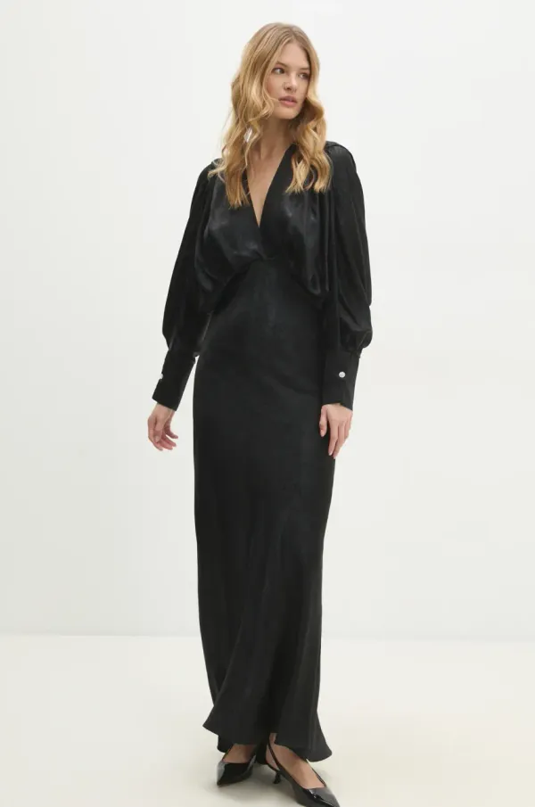 Answear Lab Obleka Answear Lab črna barva