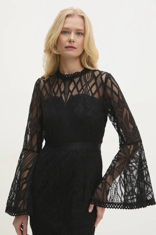 Answear Lab Obleka Answear Lab črna barva