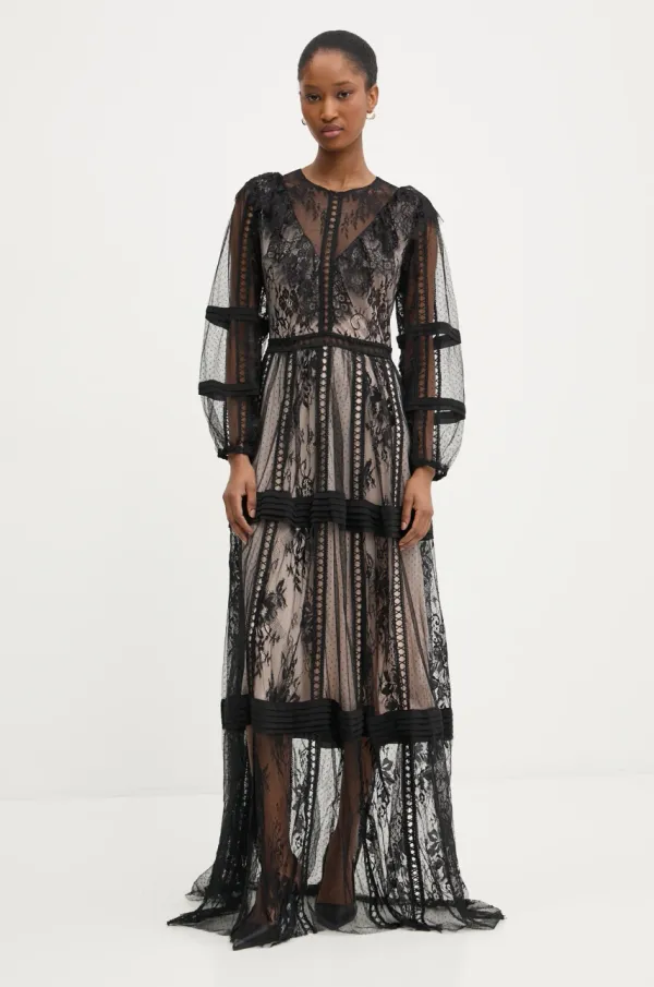 Answear Lab Obleka Answear Lab črna barva