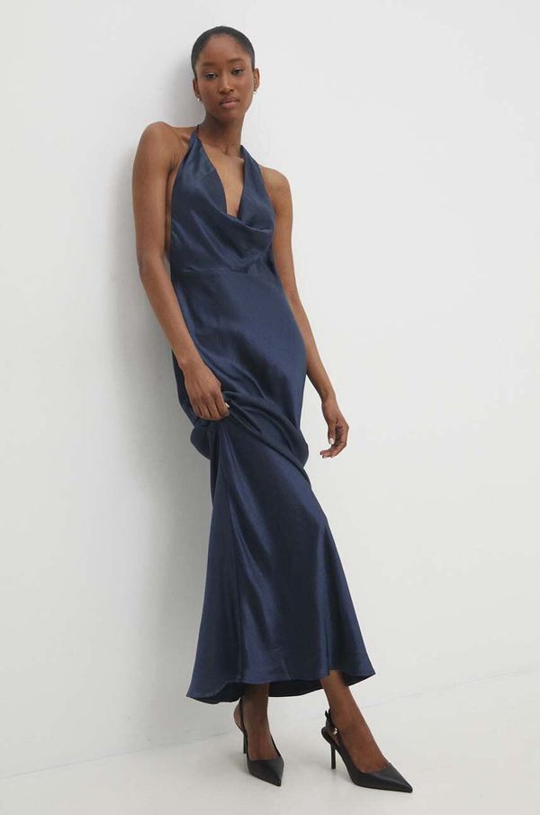 Answear Lab Obleka Answear Lab mornarsko modra barva