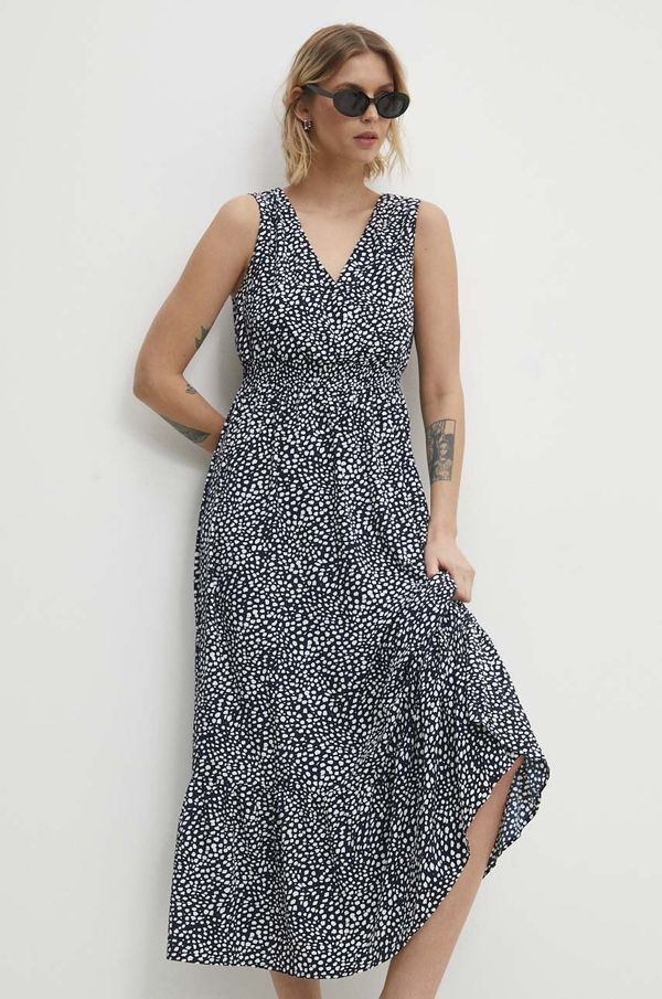 Answear Lab Obleka Answear Lab mornarsko modra barva