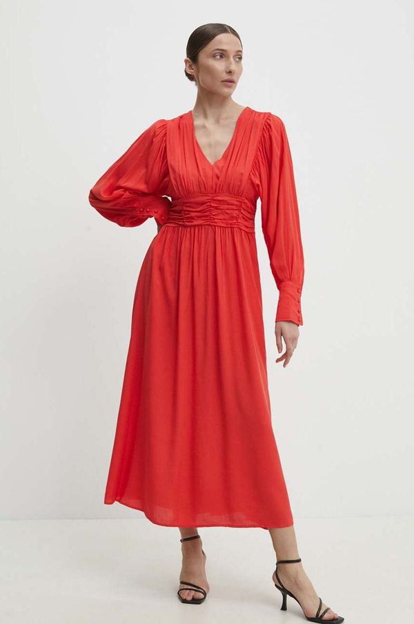 Answear Lab Obleka Answear Lab rdeča barva